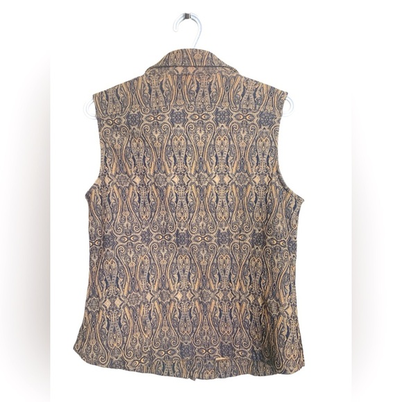 Rainbow Bridge Vintage Zip Up Vest, Stretch - Picture 3 of 11